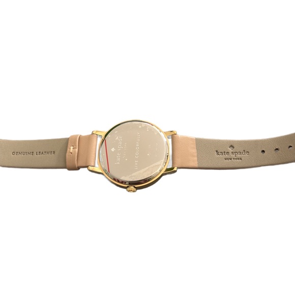 Kate Spade | Women's Gold and Pink Map Watch - Picture 5 of 6